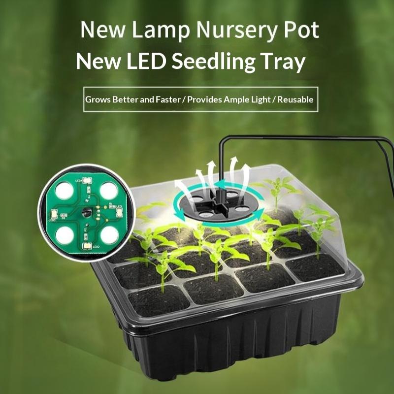 6/12-Cell Home Seed Starter Tr - Humidity Dome Kit recension och pris