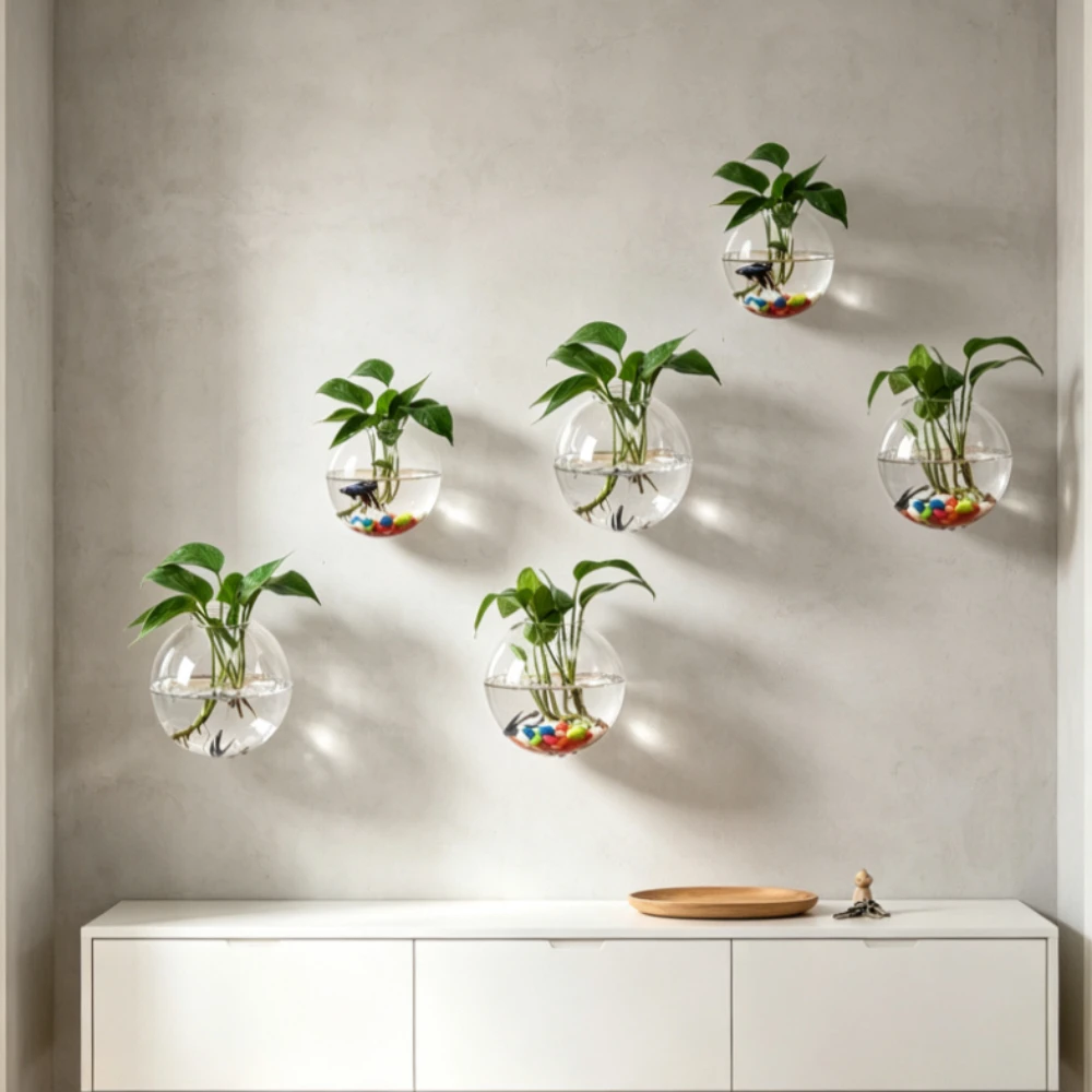 Wall Hanging Glass Hydroponic  - Propagation Station Vase recension och pris