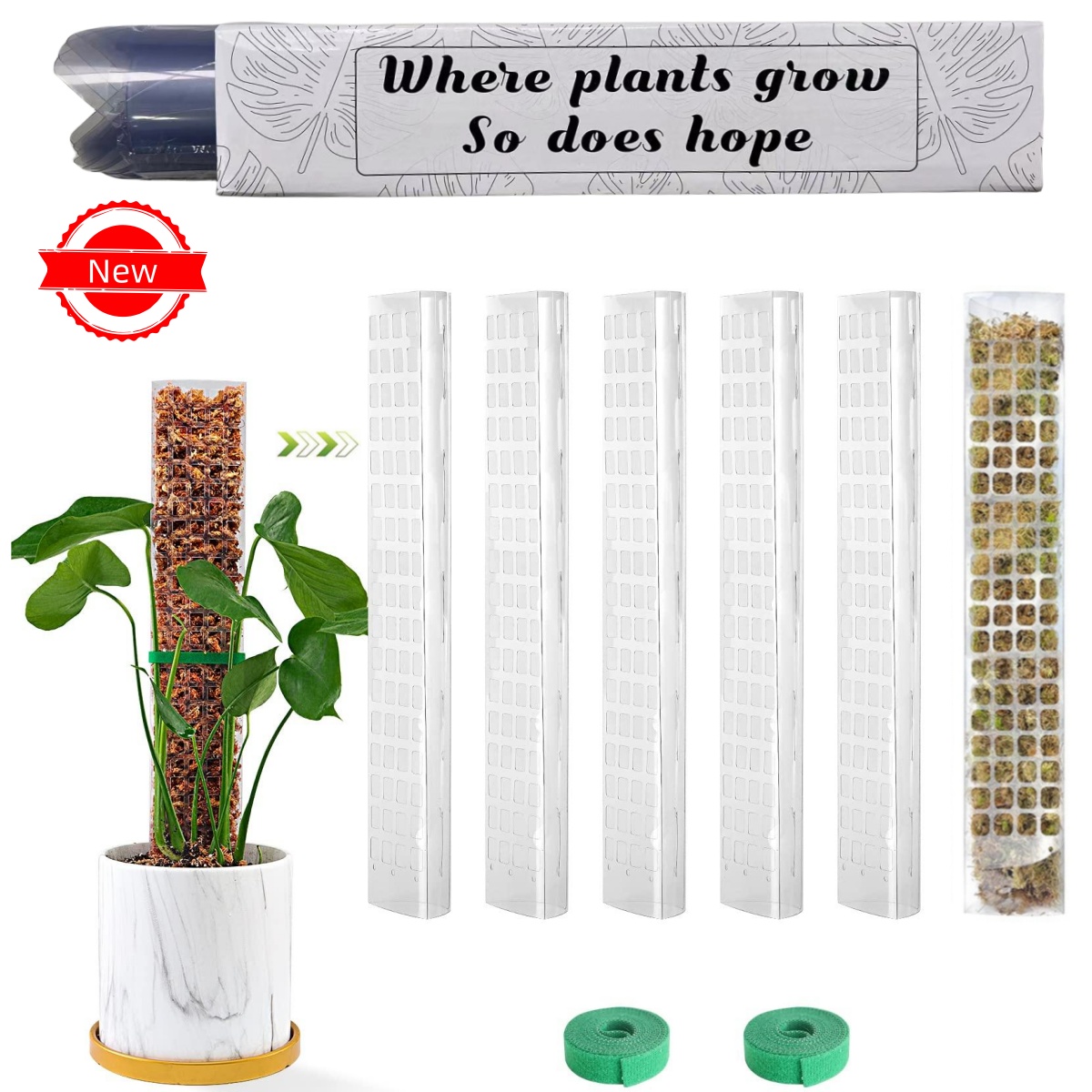 Plants Moss Pole Garden Subjec - Sphagnum Moss Dry recension och pris