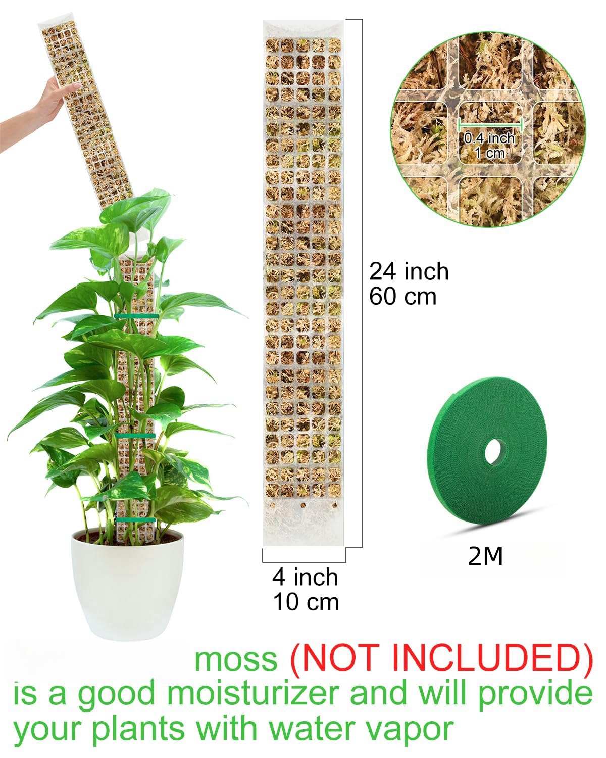 Plants Moss Pole Garden Subjec - Sphagnum Moss Dry recension och pris